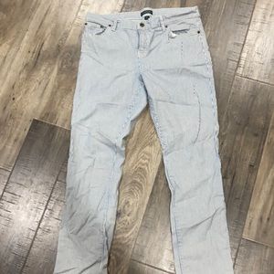 Ralph Lauren blue pin stripped, straight legged pants